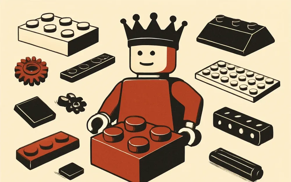 Król wzgórza klocków: dlaczego LEGO dominuje świat konstruktorów