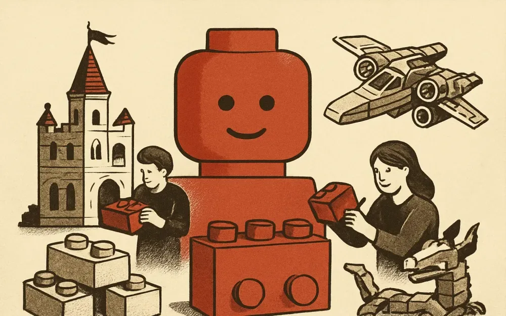 Klocki konstrukcyjne i LEGO: przewodnik po światach budowania